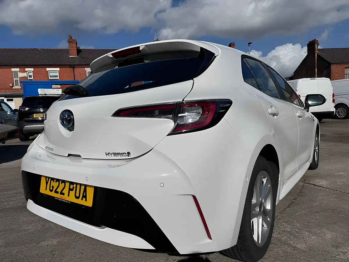 Used 2022 Toyota Corolla Icon Tech White - Interior and Exterior details 9