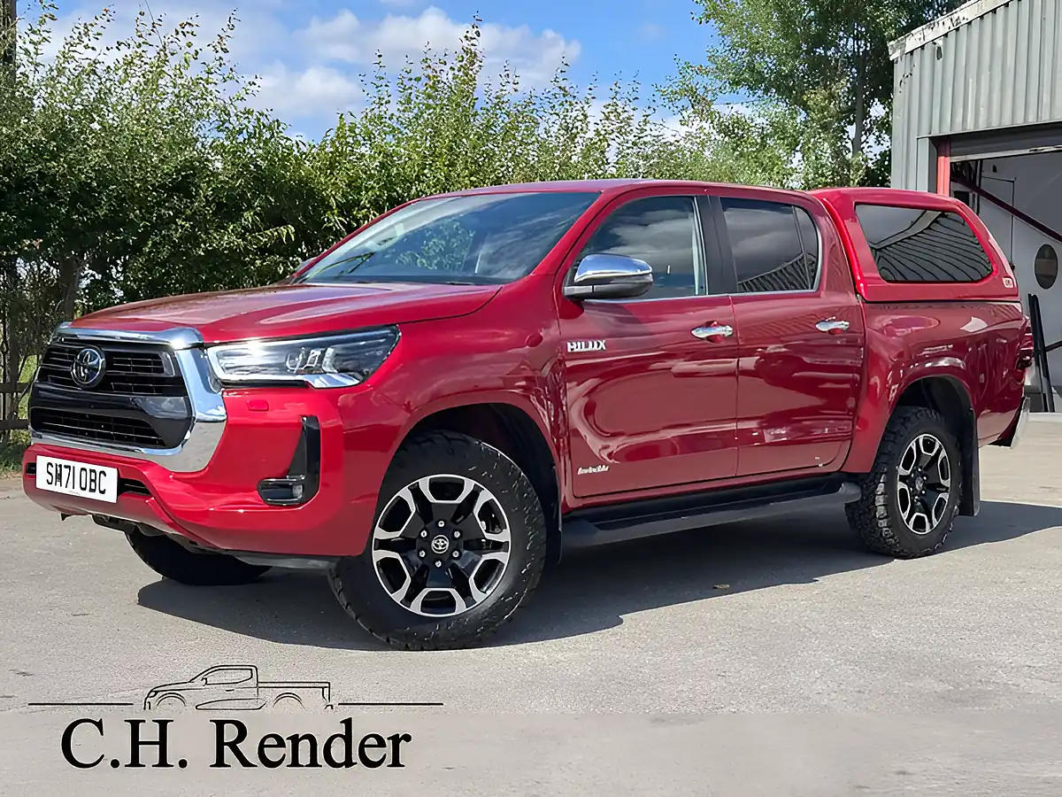Used 2022 Toyota Hilux Invincible Red - Front View