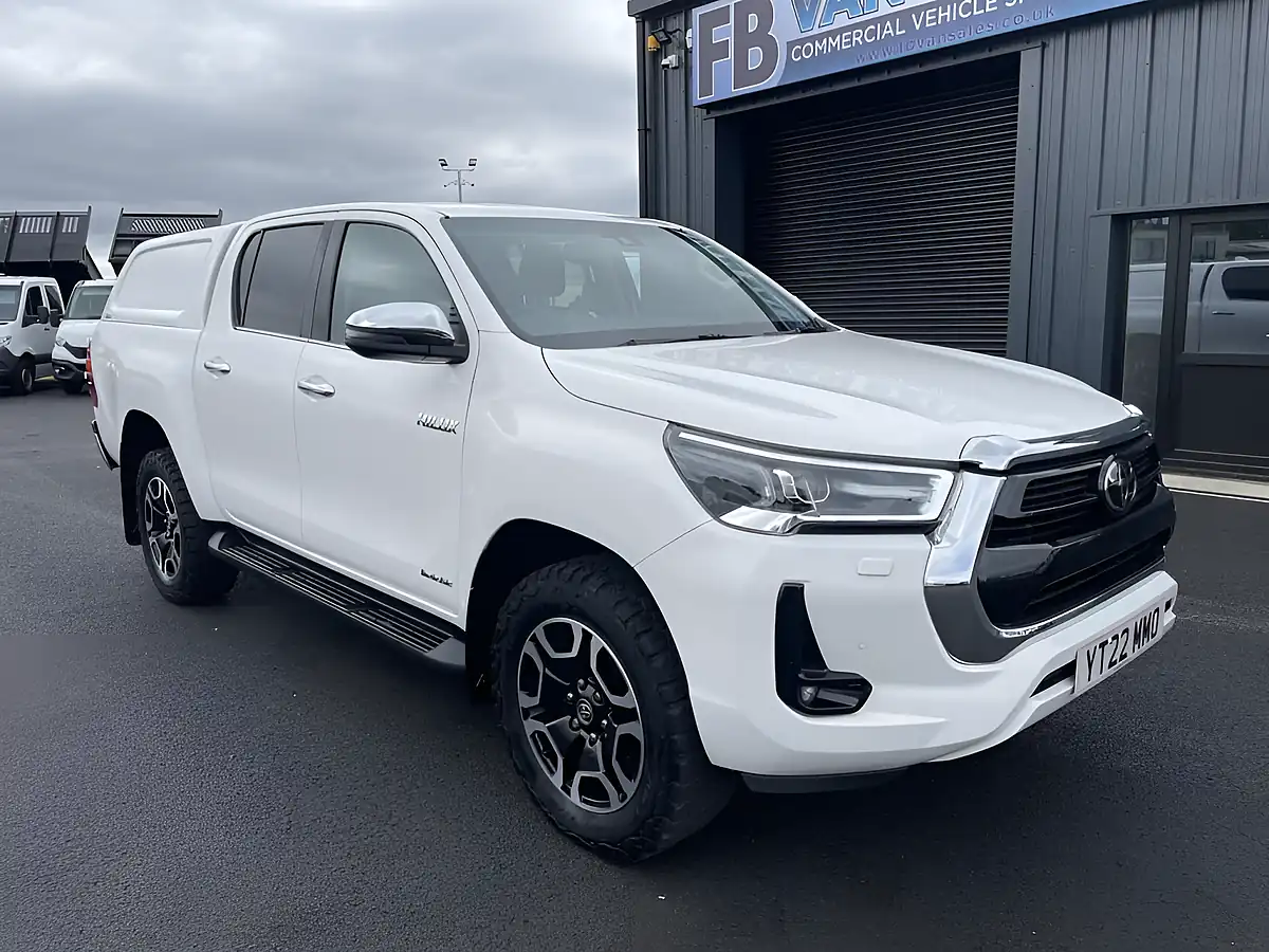 Used 2022 Toyota Hilux Invincible White - Front View