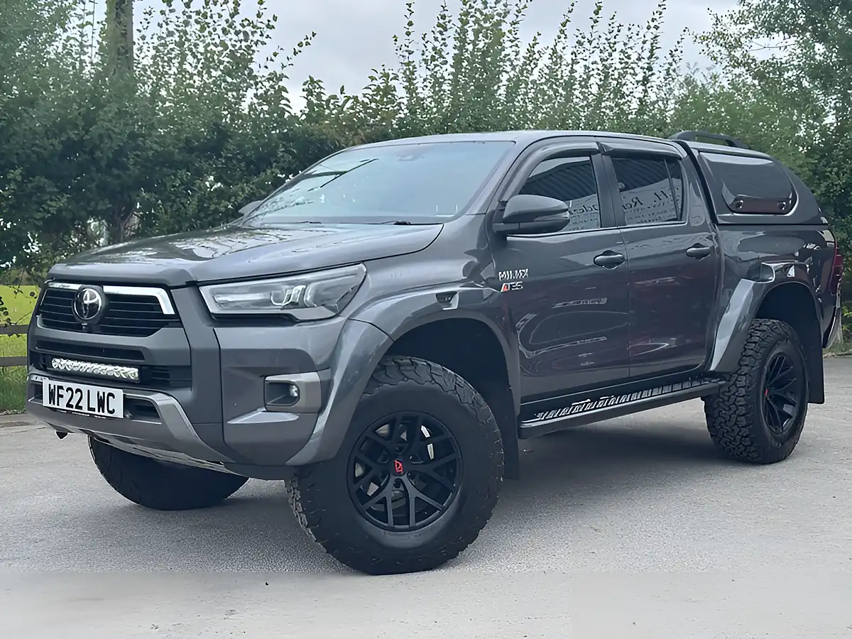 Used 2022 Toyota Hilux Invincible X Grey - Front View