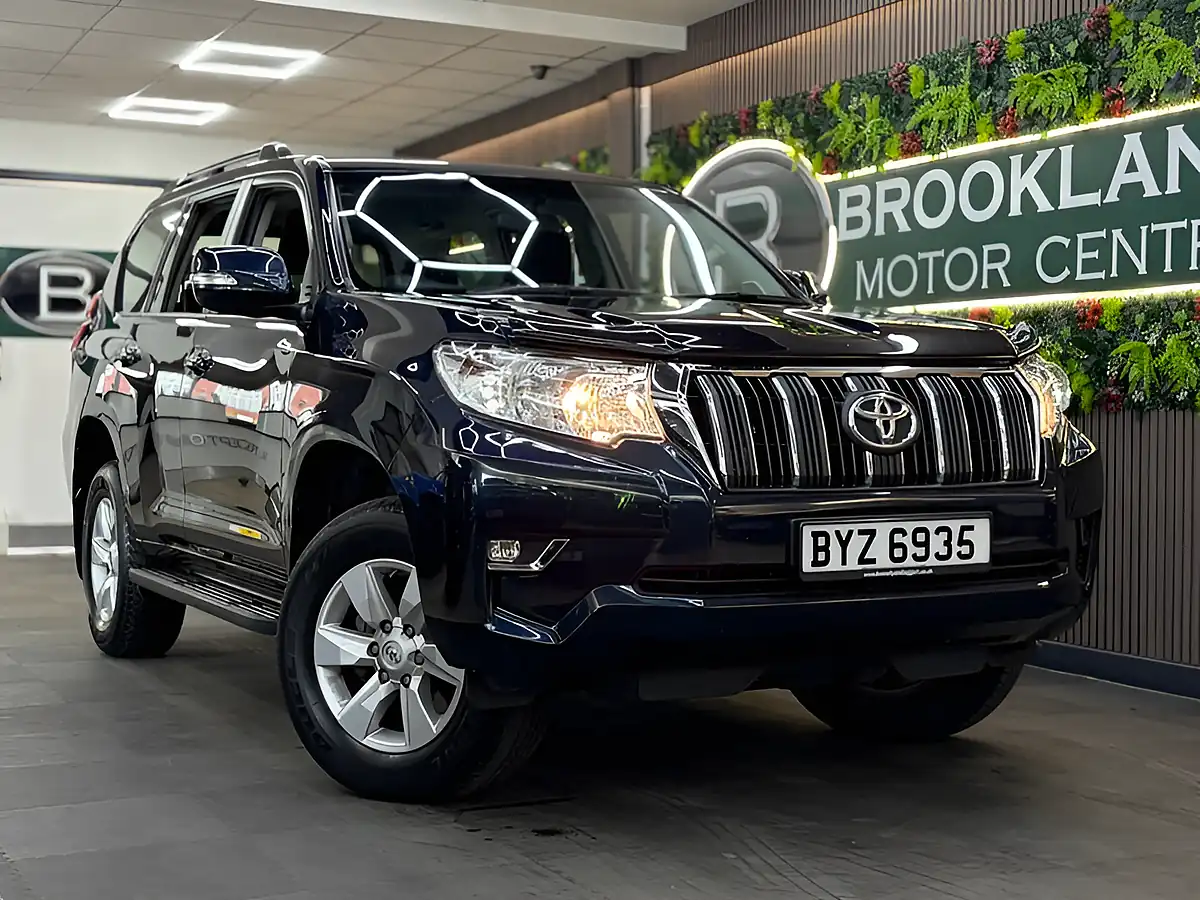 Used 2022 Toyota Land Cruiser Active Blue - Front View