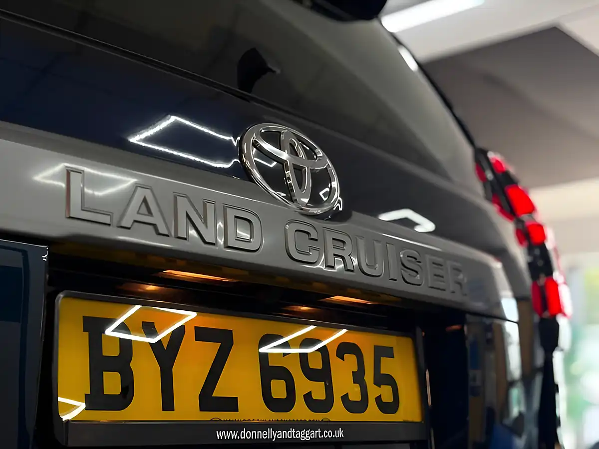 Used 2022 Toyota Land Cruiser Active Blue - Interior and Exterior details 13