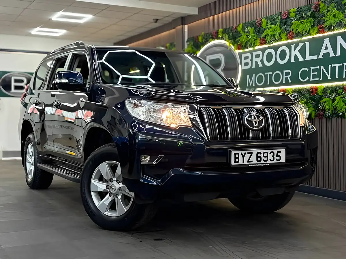 Used 2022 Toyota Land Cruiser Active Blue - Front View