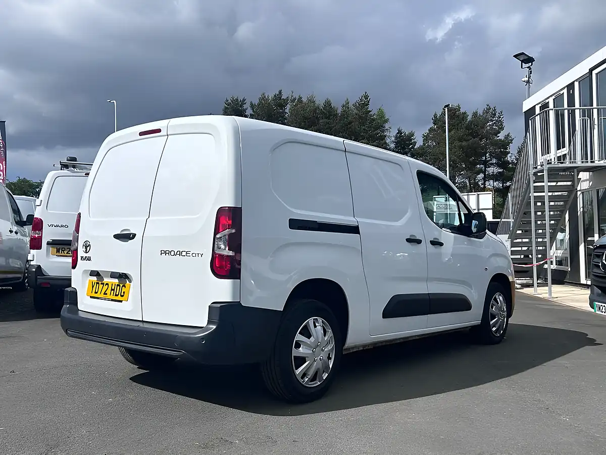 Used 2022 Toyota Proace City Icon Long Panel Van White - Interior and Exterior details 3