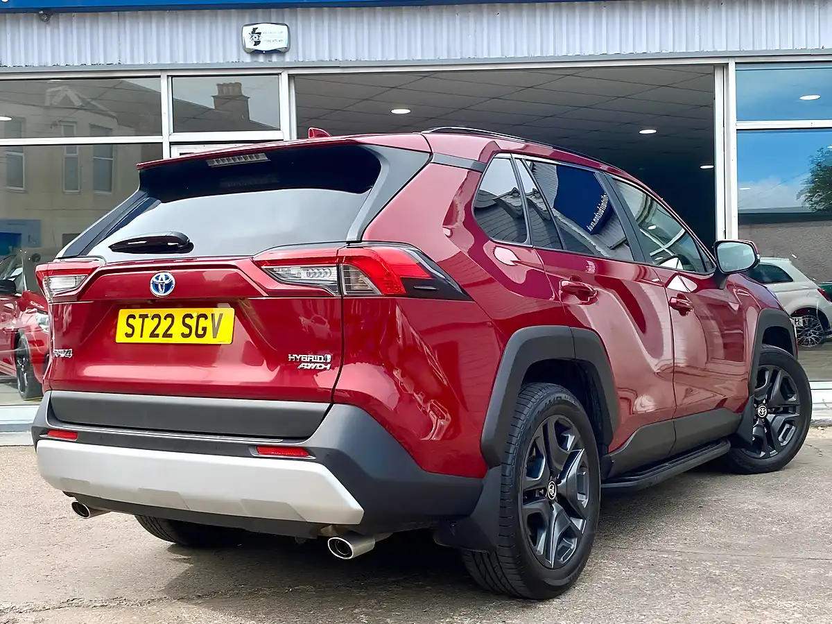 Used 2022 Toyota RAV4 Adventure Red - Interior and Exterior details 9