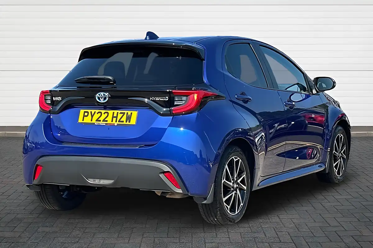 Used 2022 Toyota Yaris Design Blue - Interior and Exterior details 3