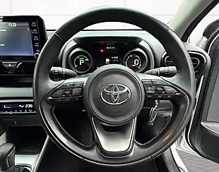 Used 2022 Toyota Yaris Design White With Black Highlights - Interior and Exterior details 15