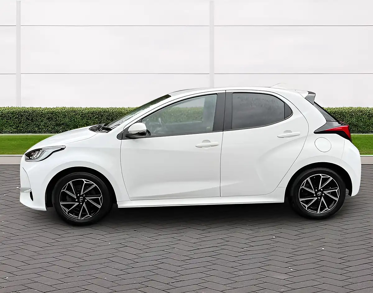 Used 2022 Toyota Yaris Design White With Black Highlights - Interior and Exterior details 4