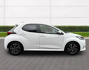 Used 2022 Toyota Yaris Design White With Black Highlights - Interior and Exterior details 5