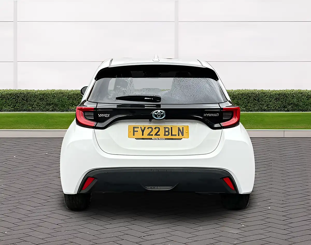Used 2022 Toyota Yaris Design White With Black Highlights - Interior and Exterior details 6