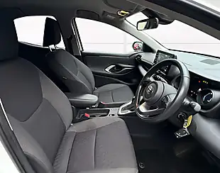 Used 2022 Toyota Yaris Design White With Black Highlights - Interior and Exterior details 9