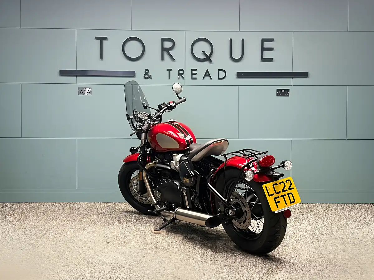 Used 2022 Triumph Bobber Gold Line Red - Interior and Exterior details 6