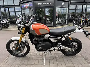 Used 2022 Triumph Scrambler 1200 Xe Orange - Interior and Exterior details 7