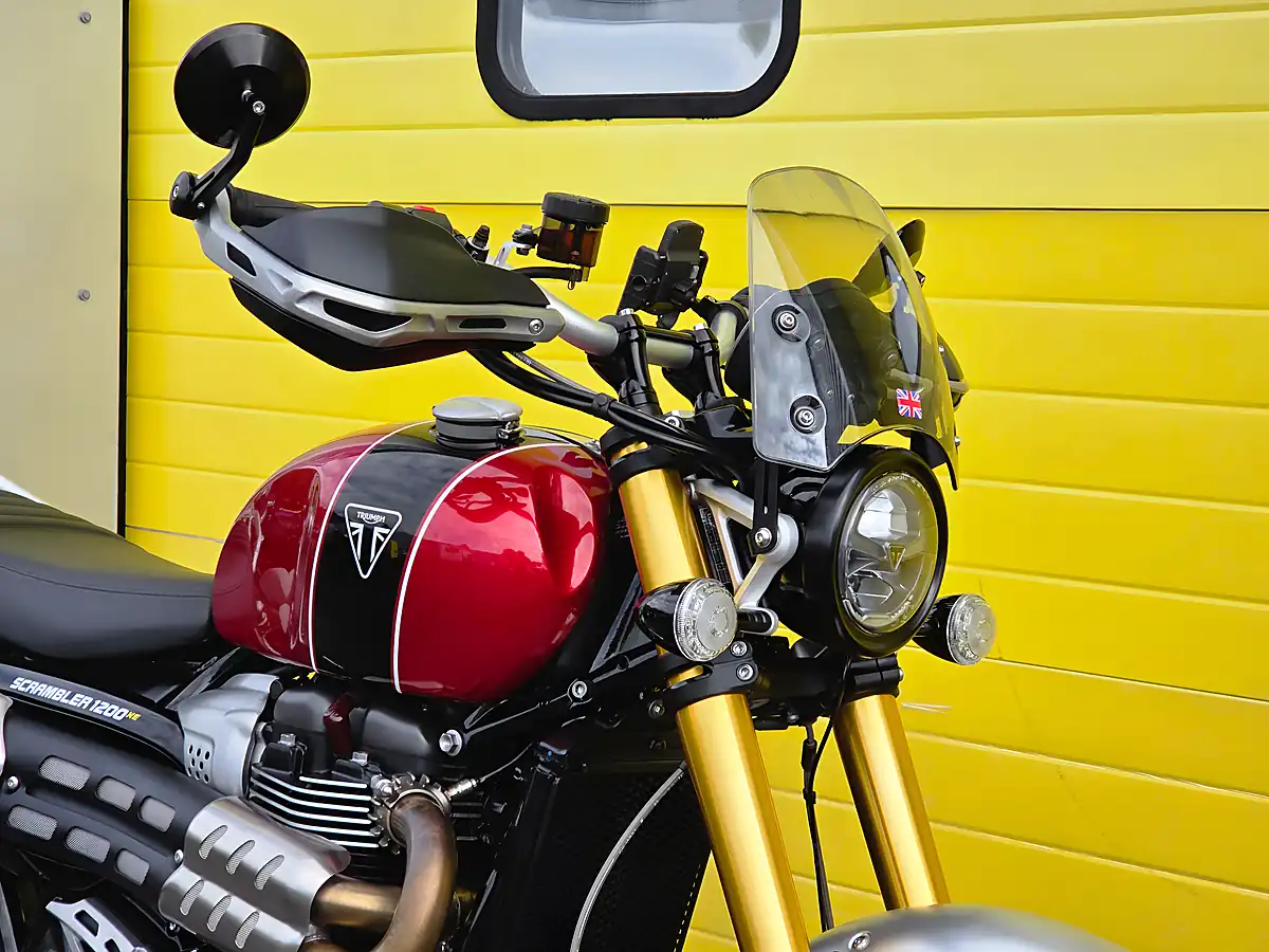 Used 2022 Triumph Scrambler 1200 Xe Red - Interior and Exterior details 11