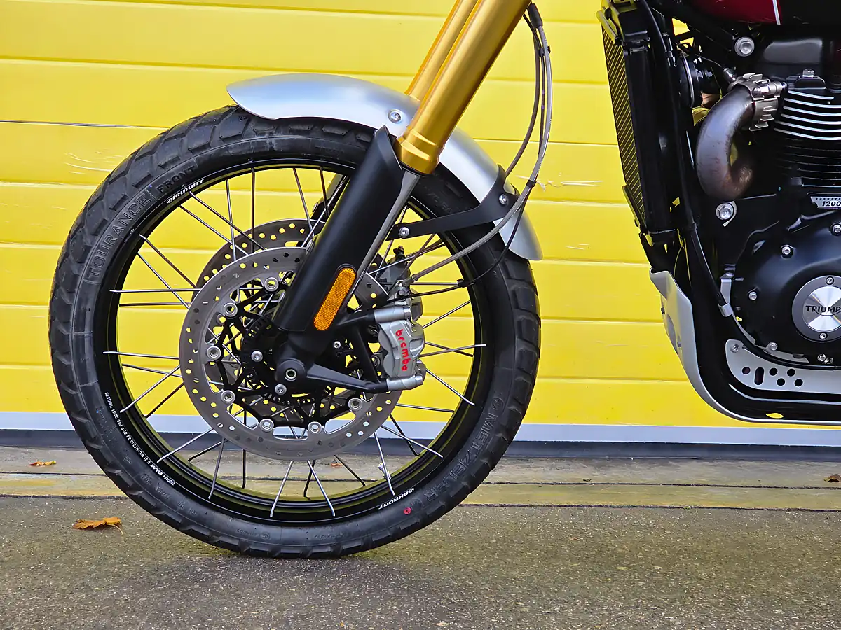 Used 2022 Triumph Scrambler 1200 Xe Red - Interior and Exterior details 15