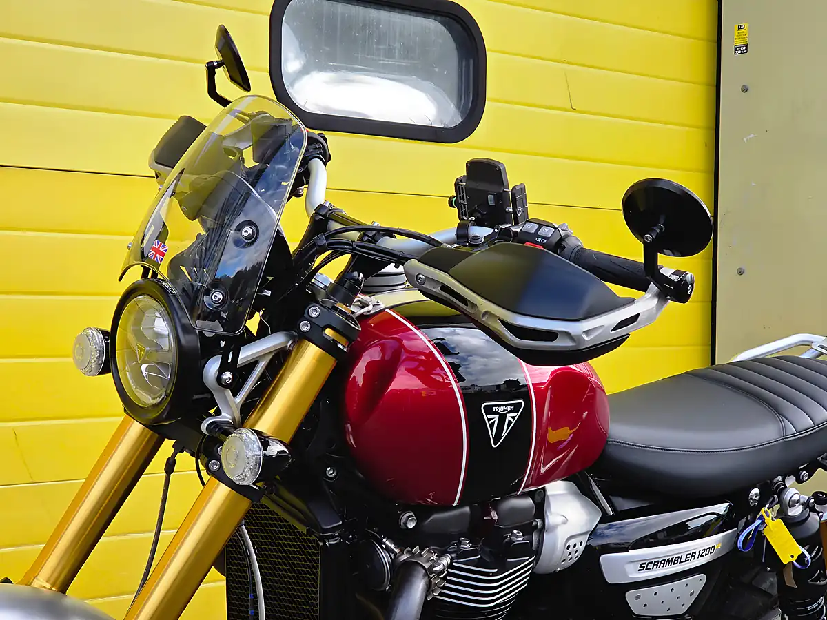 Used 2022 Triumph Scrambler 1200 Xe Red - Interior and Exterior details 20