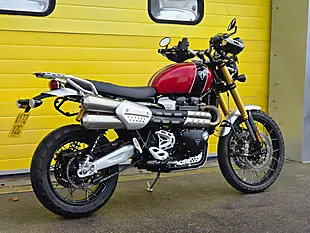 Used 2022 Triumph Scrambler 1200 Xe Red - Interior and Exterior details 4