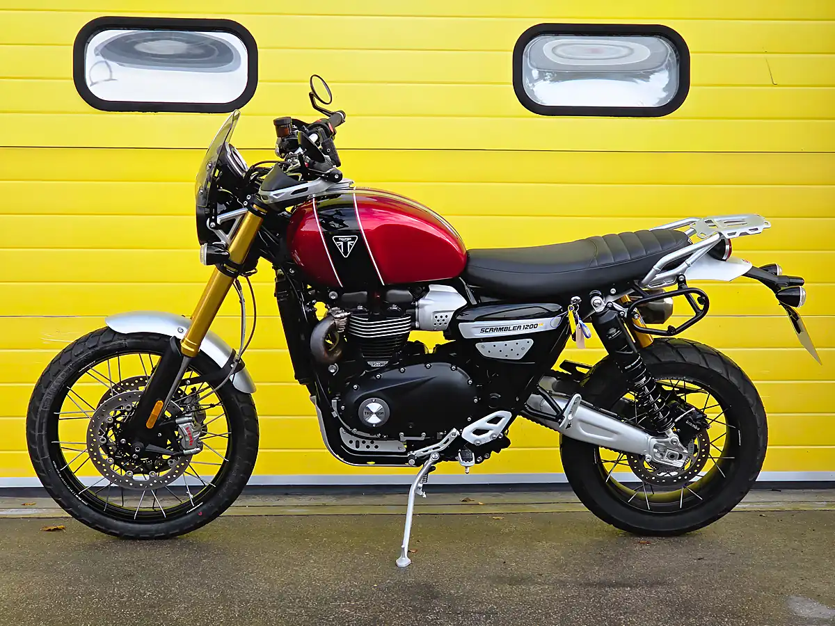 Used 2022 Triumph Scrambler 1200 Xe Red - Interior and Exterior details 5