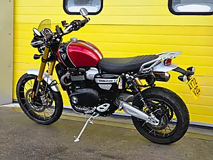 Used 2022 Triumph Scrambler 1200 Xe Red - Interior and Exterior details 6