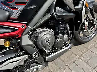 Used 2022 Triumph Street Triple RS Silver - Interior and Exterior details 15