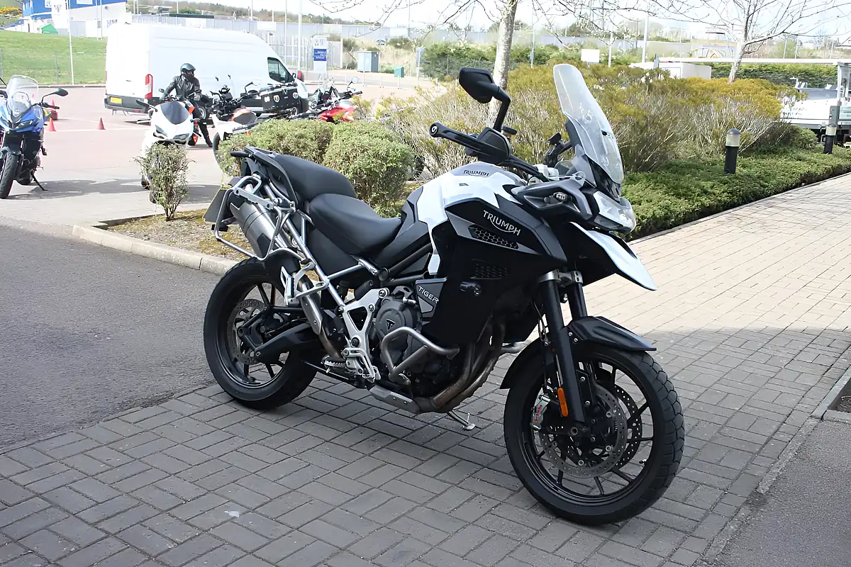 Used 2022 Triumph Tiger 1200 GT Explorer White - Interior and Exterior details 2