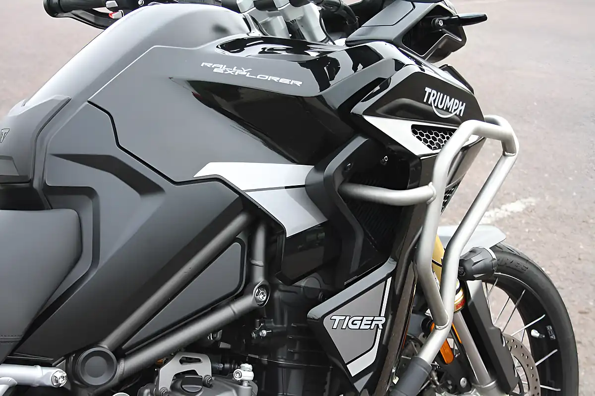 Used 2022 Triumph Tiger 1200 Rally Explorer Black - Interior and Exterior details 20