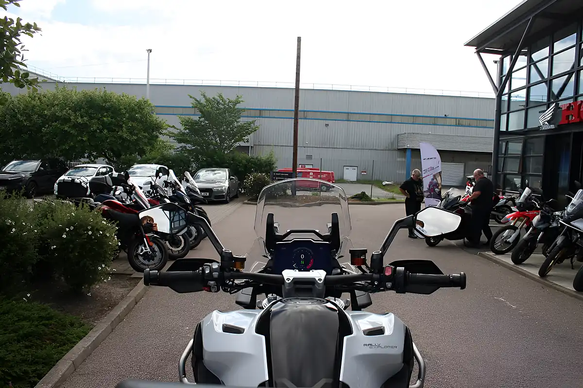 Used 2022 Triumph Tiger 1200 Rally Explorer White - Interior and Exterior details 10