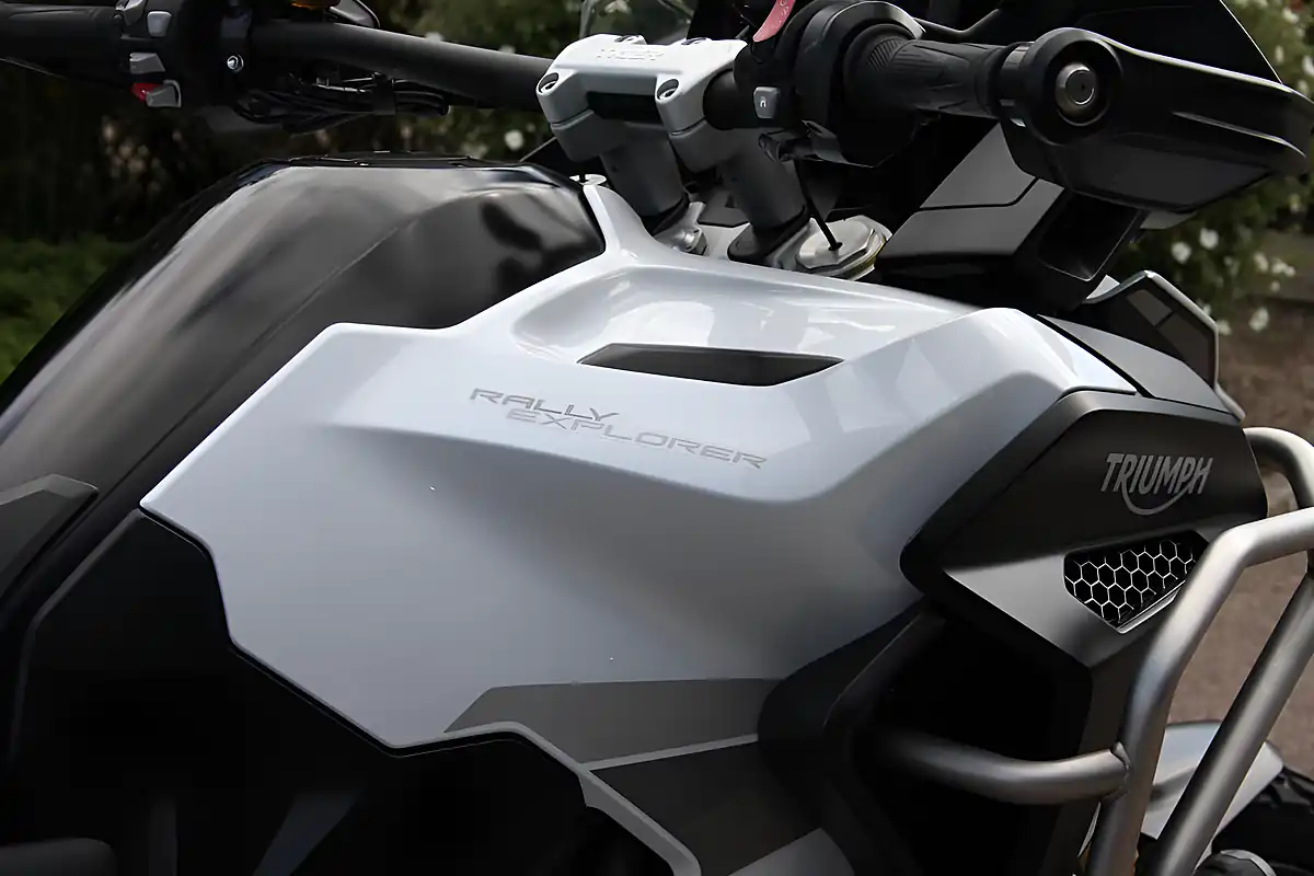 Used 2022 Triumph Tiger 1200 Rally Explorer White - Interior and Exterior details 14