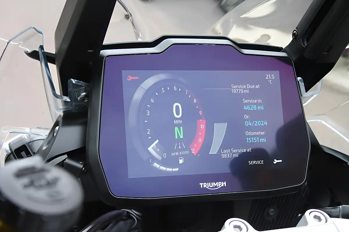 Used 2022 Triumph Tiger 1200 Rally Pro White - Interior and Exterior details 13