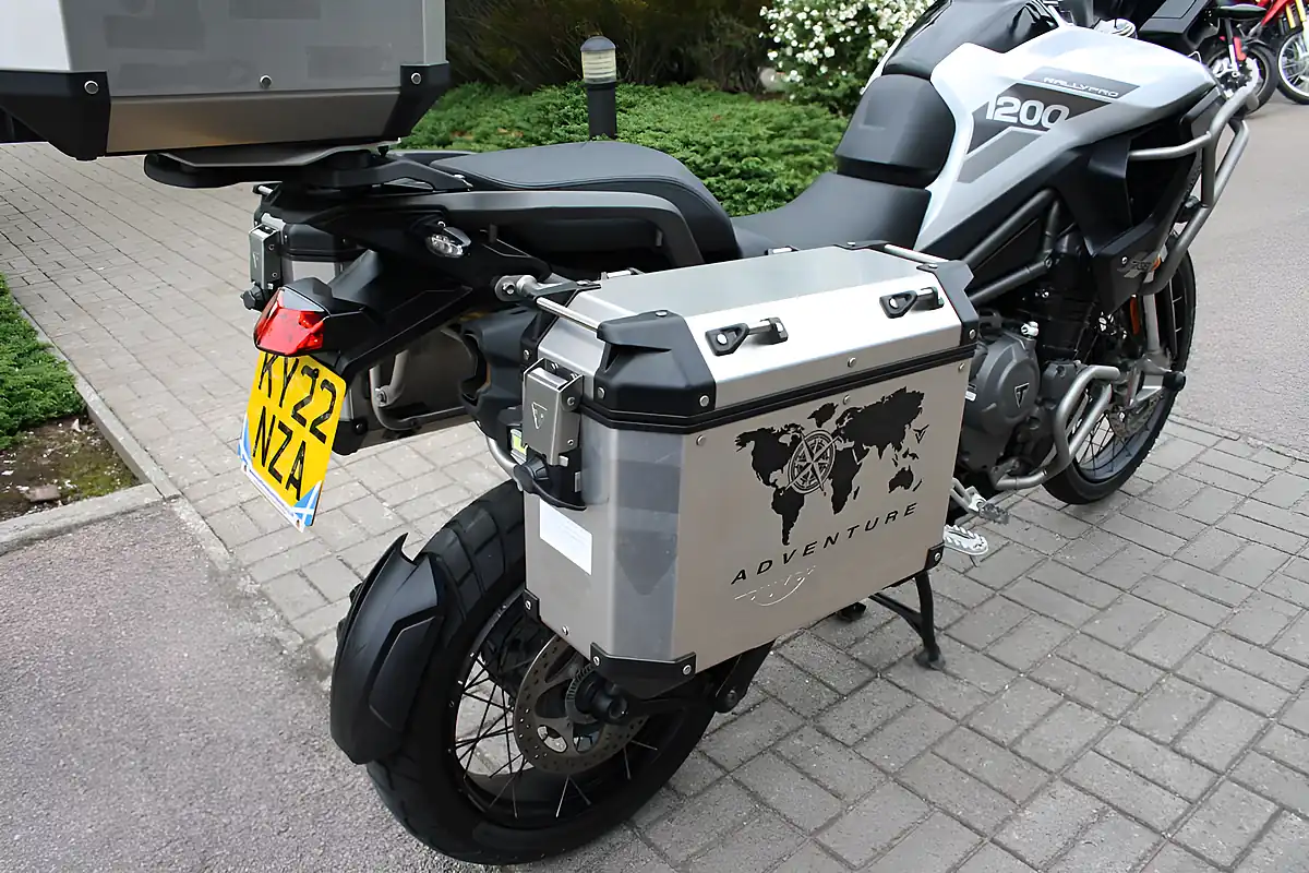 Used 2022 Triumph Tiger 1200 Rally Pro White - Interior and Exterior details 15