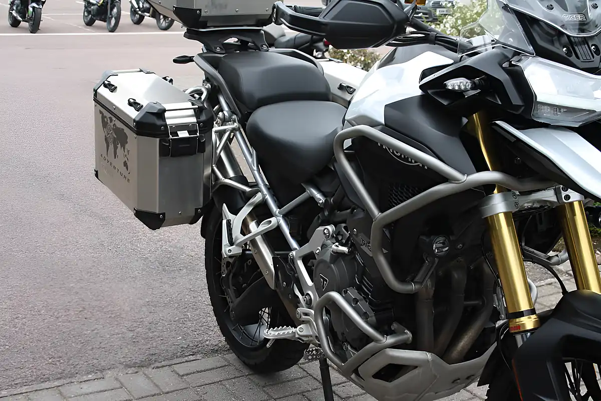 Used 2022 Triumph Tiger 1200 Rally Pro White - Interior and Exterior details 18