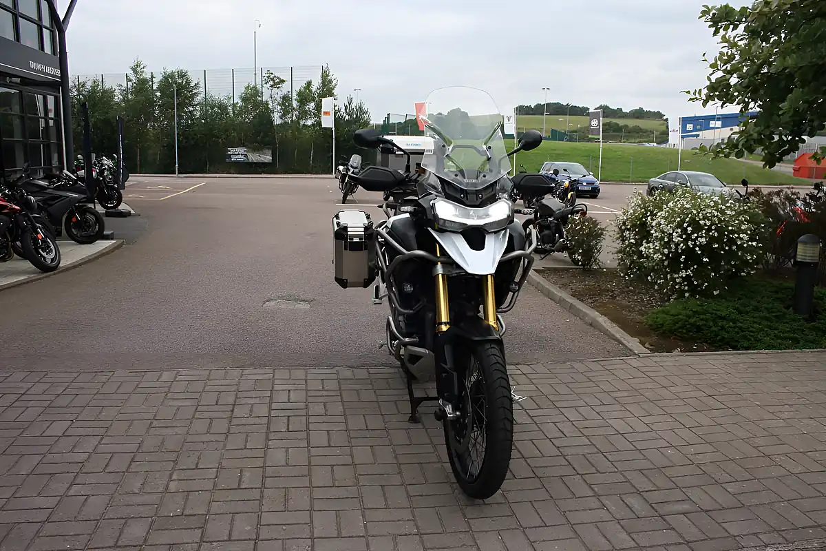 Used 2022 Triumph Tiger 1200 Rally Pro White - Interior and Exterior details 5