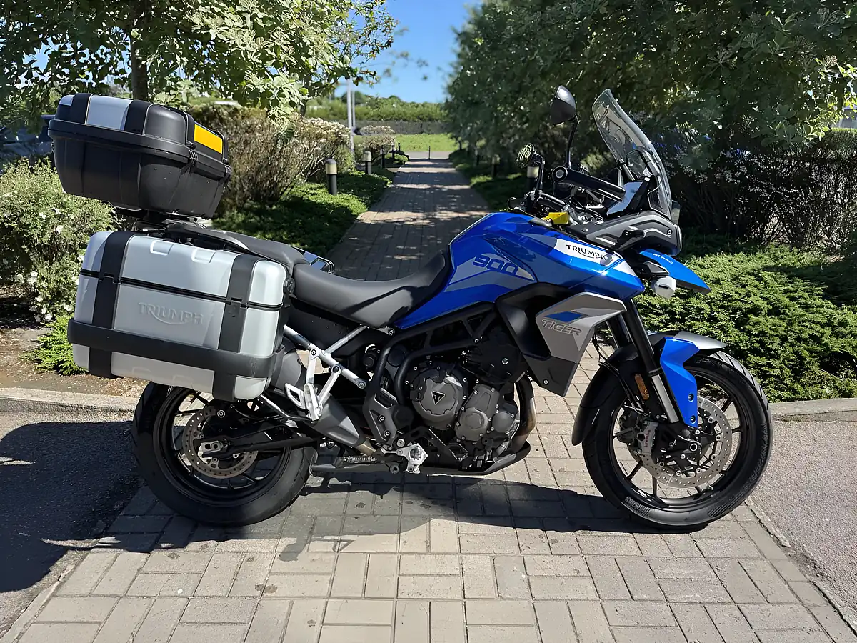 Used 2022 Triumph Tiger 900 GT Pro Blue - Front View