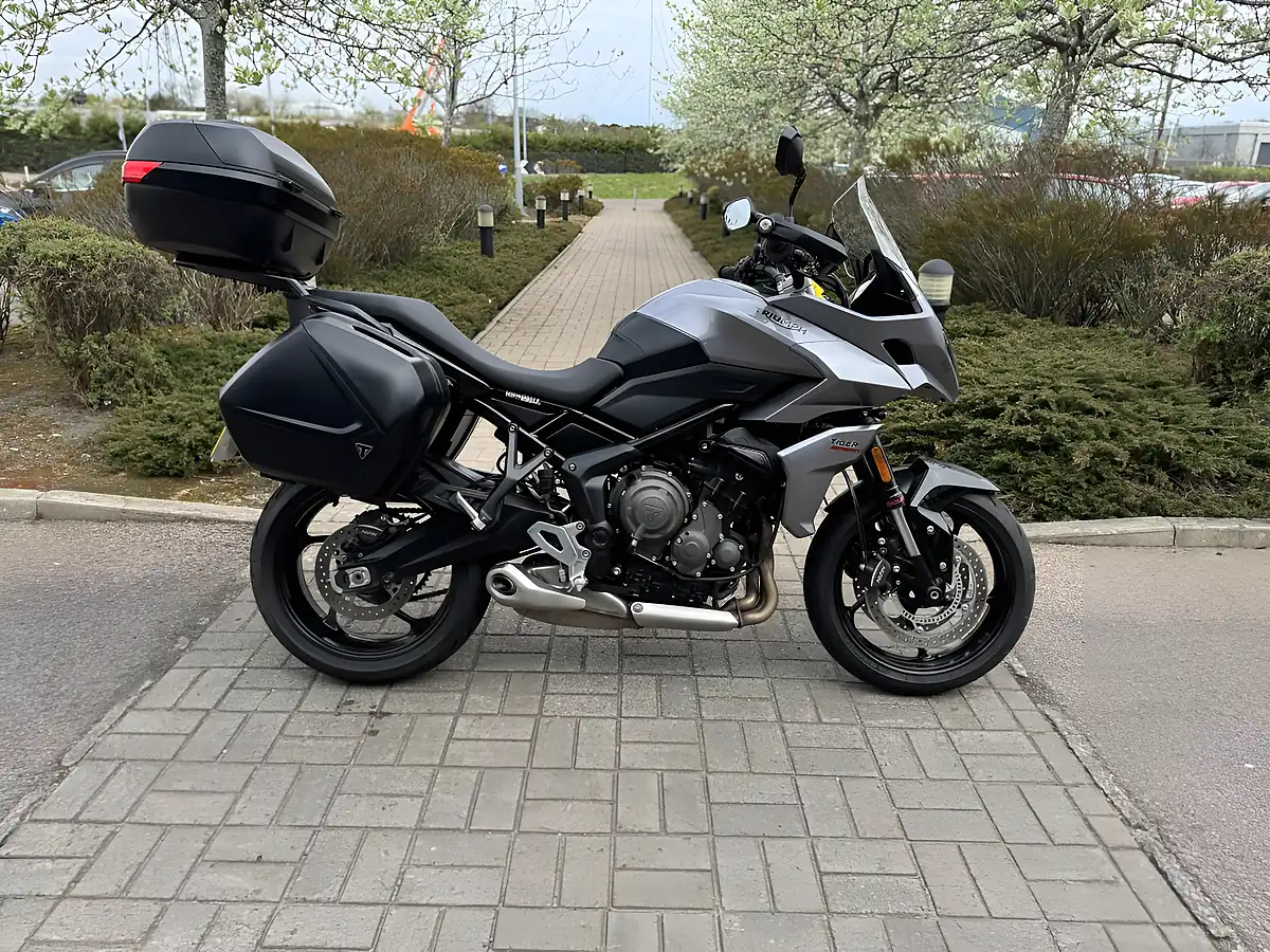 Used 2022 Triumph Tiger Sport 660 Grey/Black - Front View
