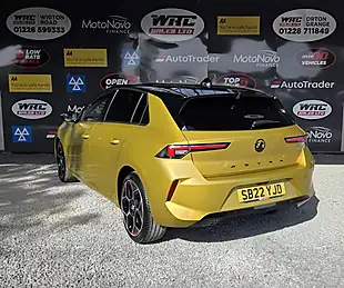 Used 2022 Vauxhall Astra Gs Line Yellow - Interior and Exterior details 3