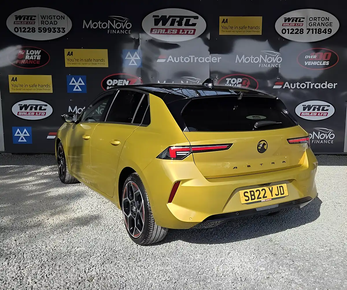 Used 2022 Vauxhall Astra Gs Line Yellow - Interior and Exterior details 3