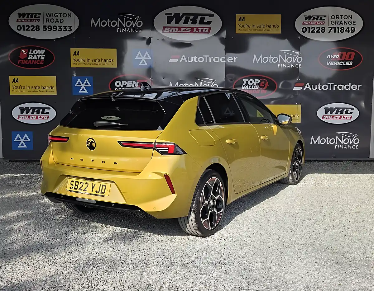 Used 2022 Vauxhall Astra Gs Line Yellow - Interior and Exterior details 6
