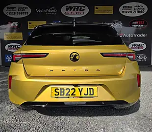 Used 2022 Vauxhall Astra Gs Line Yellow - Interior and Exterior details 7
