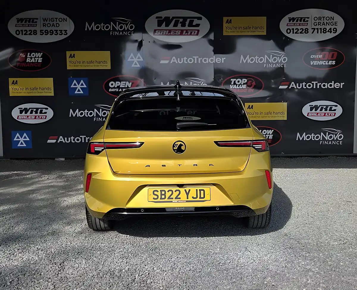 Used 2022 Vauxhall Astra Gs Line Yellow - Interior and Exterior details 8