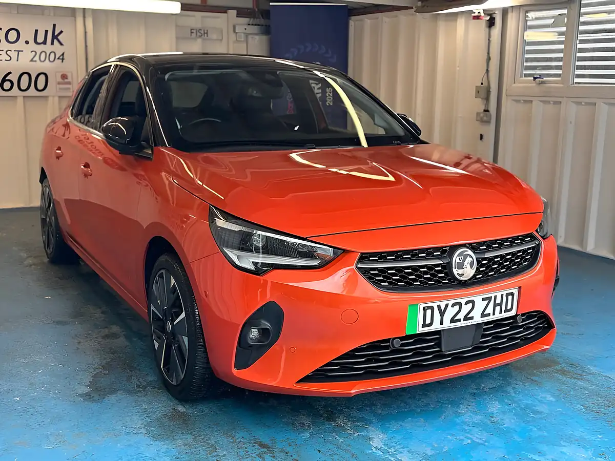Used 2022 Vauxhall Corsa Electric Elite Premium Orange - Interior and Exterior details 9