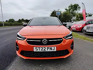 Used 2022 Vauxhall Corsa Electric Sri Premium Orange - Interior and Exterior details 2
