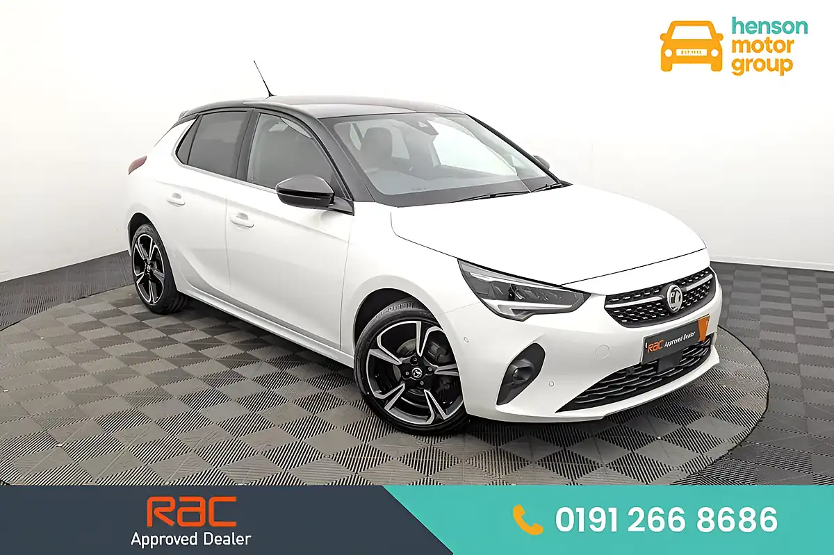 Used 2022 Vauxhall Corsa Elite Edition White - Front View