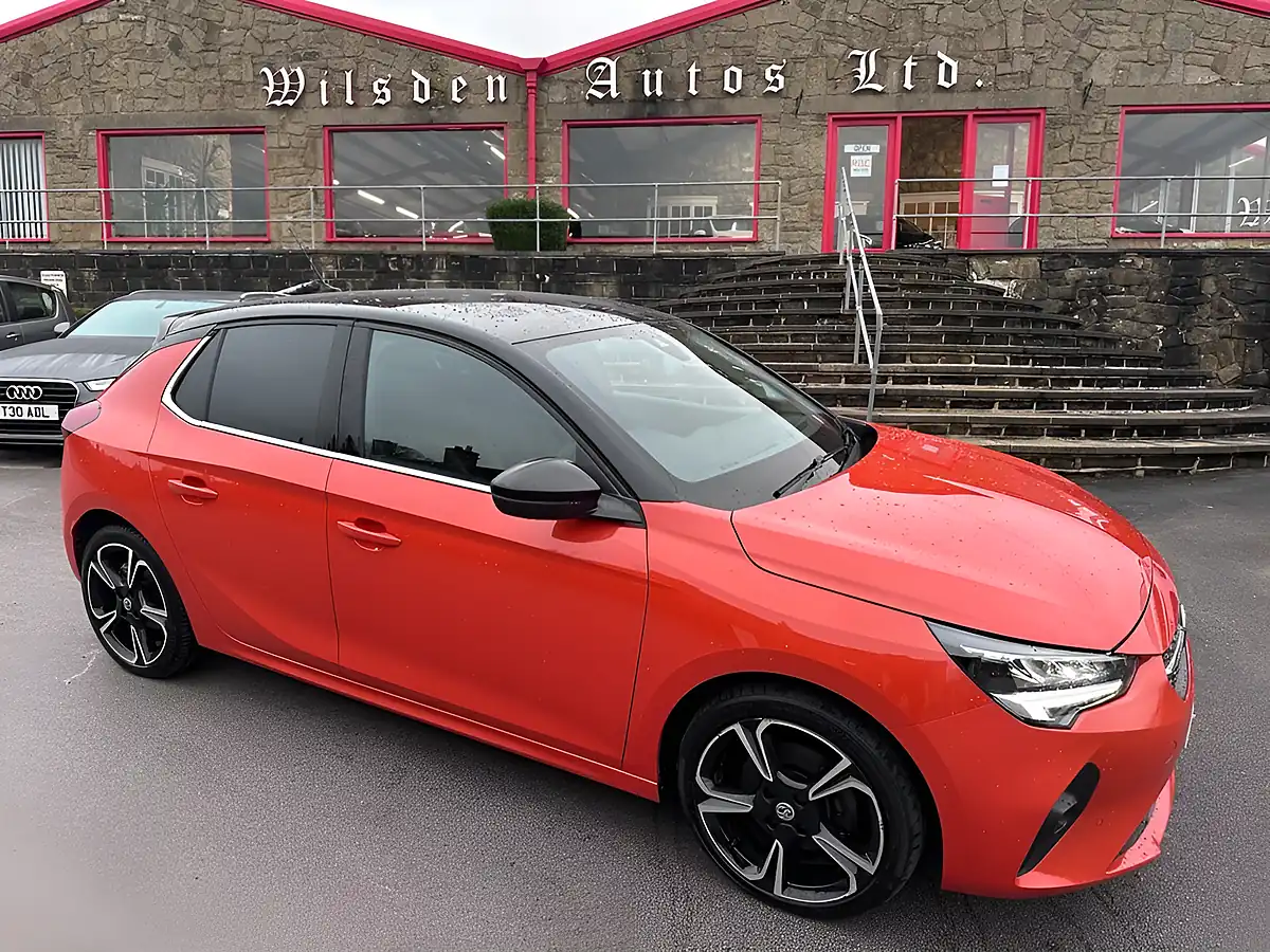 Used 2022 Vauxhall Corsa Elite Nav Premium Orange - Front View
