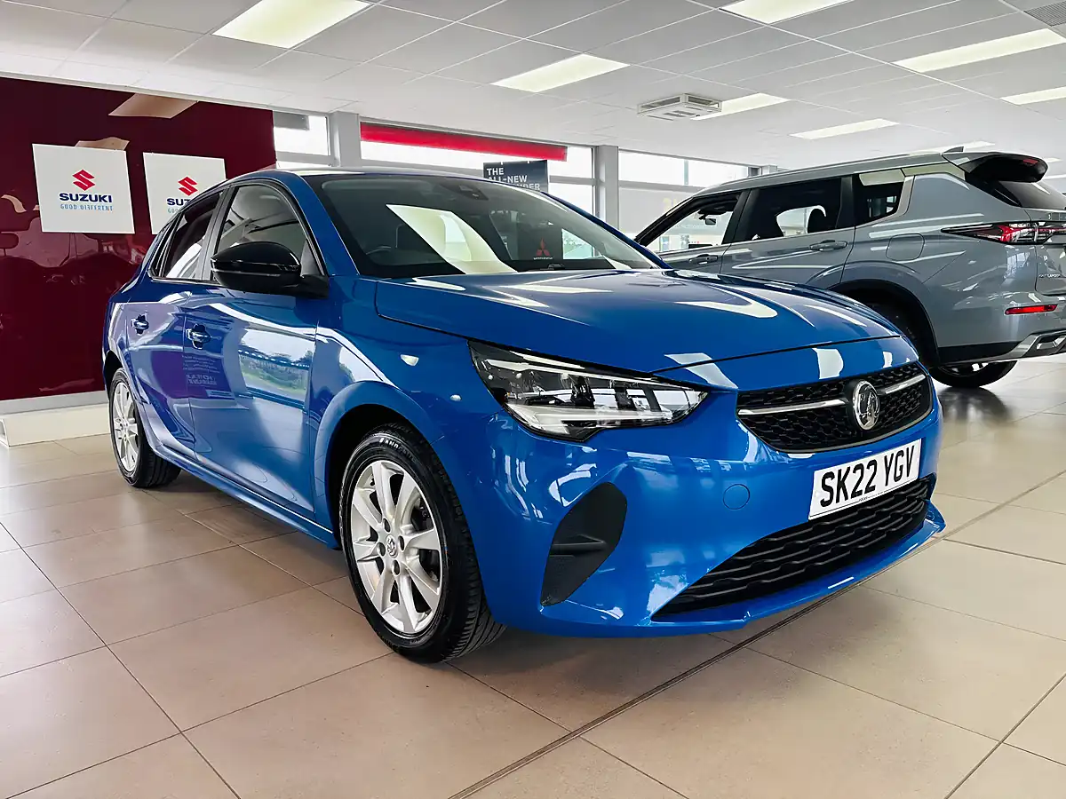Used 2022 Vauxhall Corsa Se Edition Euro 6 5dr Blue - Front View