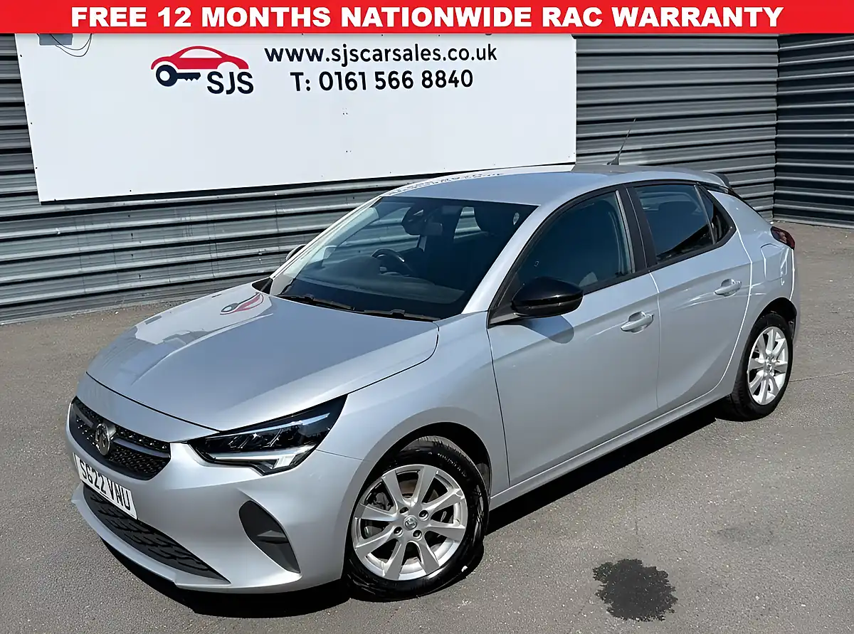 Used 2022 Vauxhall Corsa Se Edition Grey - Front View