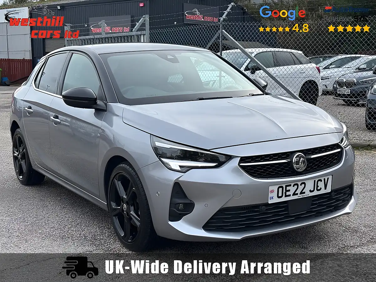 Used 2022 Vauxhall Corsa Ultimate Grey - Front View