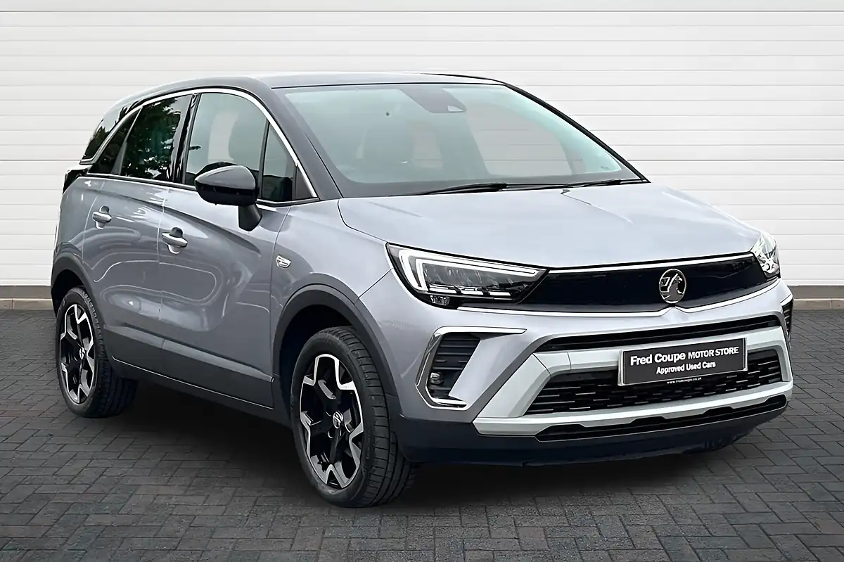 Used 2022 Vauxhall Crossland Elite Edition Grey - Front View