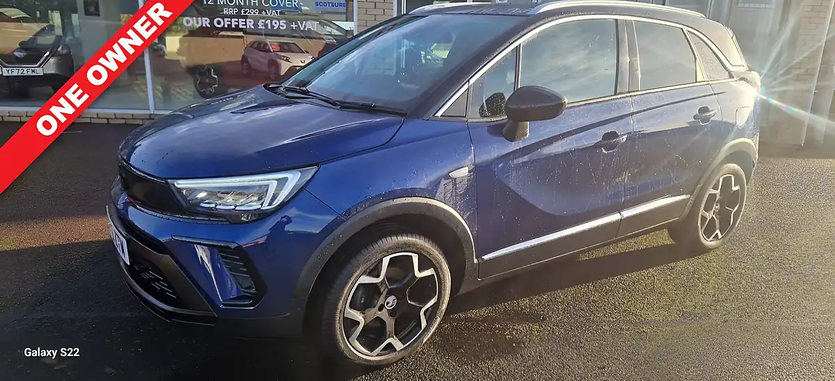 Used 2022 Vauxhall Crossland Ultimate Blue - Front View