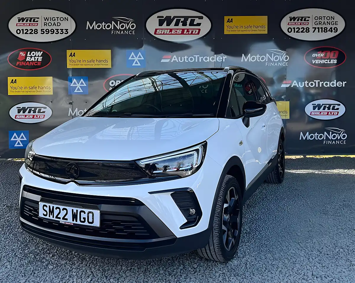 Used 2022 Vauxhall Crossland Ultimate White - Front View
