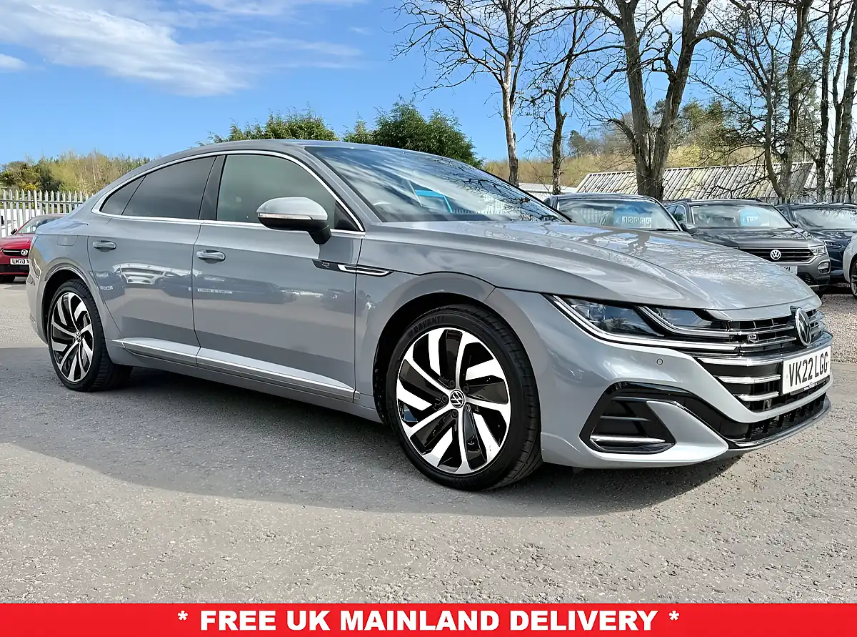 Used 2022 Volkswagen Arteon R-Line Moonstone Grey - Front View